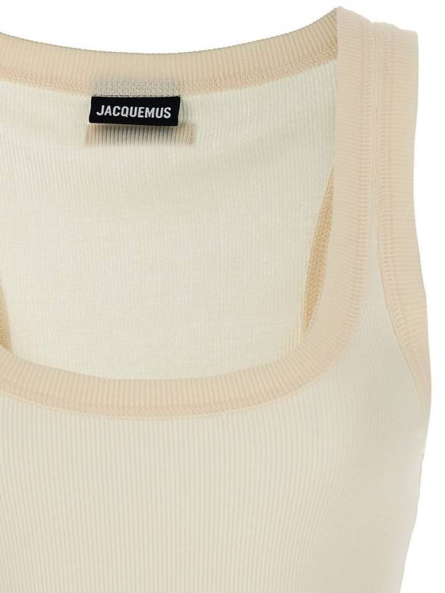 Jacquemus 'Le Debardeur Gros Grain' Tank Top - JACQUEMUS - BALAAN 3