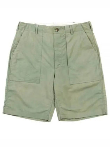 Fatigue Short A Olive Cotton Sheeting MP306 ND035 Shorts - ENGINEERED GARMENTS - BALAAN 1