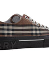 Jack Vintage Check Cotton Low-Top Sneakers Burch Brown - BURBERRY - BALAAN 11