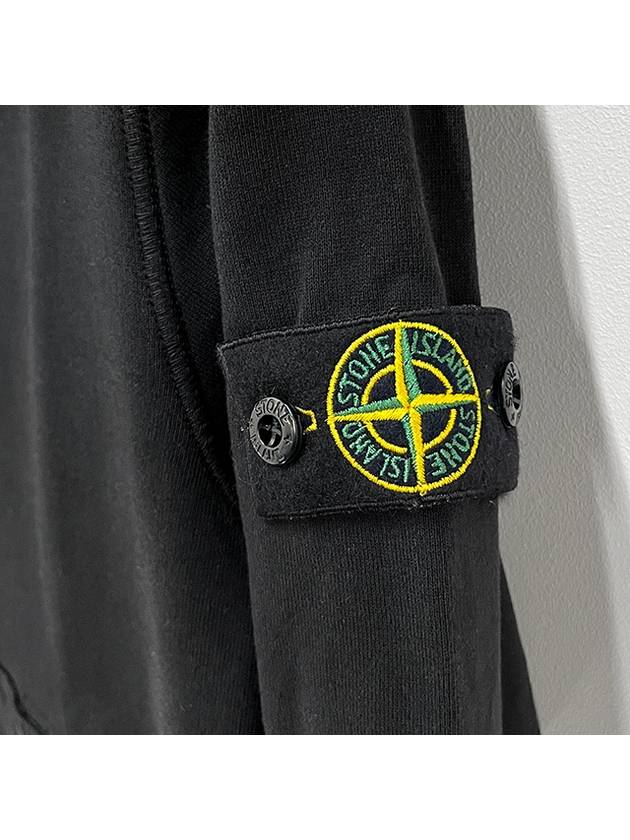 Kids Wappen Patch Zip-Up Jacket Black - STONE ISLAND - BALAAN 6