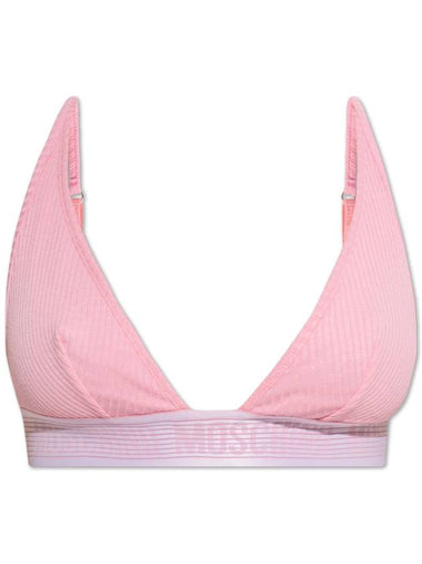 Moschino Bra With Logo, Women's, Pink - MOSCHINO - BALAAN 1