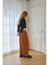 button corduroy pants caramel - FOR THE WEATHER - BALAAN 7