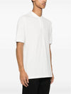 Embroidered Logo Short Sleeve Polo Shirt White - BRUNELLO CUCINELLI - BALAAN 4