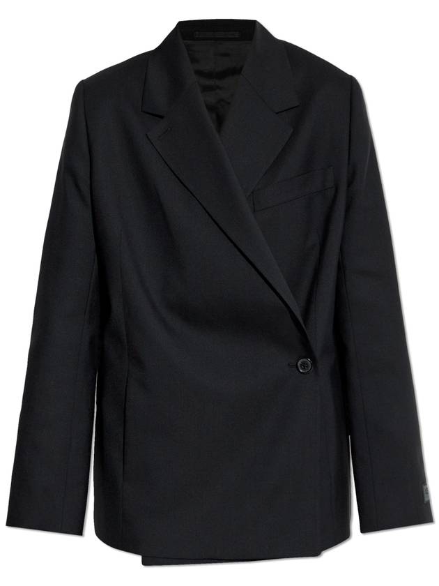 Kenzo Double-breasted Blazer, Women's, Black - KENZO - BALAAN 1