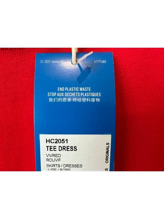 HC2051 Tea Dress Red WOMENS - ADIDAS - BALAAN 8