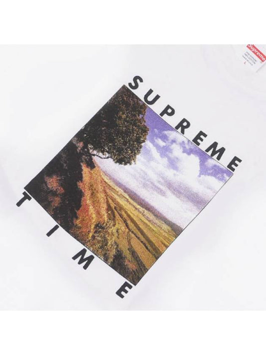 Best Time T Shirt White Supreme Tee - SUPREME - BALAAN 2