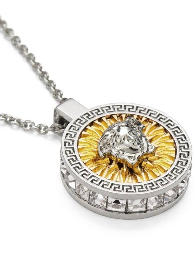 Crystal Icon Necklace Gold - VERSACE - BALAAN 3