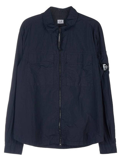 Taylon L Zip-Up Jacket Navy - CP COMPANY - BALAAN 2