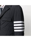 Men's 4 Bar Poly Twill Chesterfield Single Coat Navy - THOM BROWNE - BALAAN 6