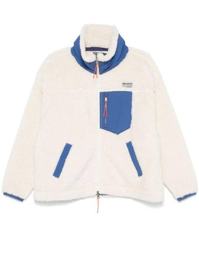 Faux Shearling Jacket Blue Ivory - POLO RALPH LAUREN - BALAAN 2