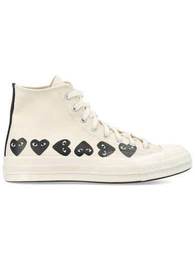 Comme Des Garçons Play X Converse Multi Heart Hi Top - COMME DES GARCONS PLAY - BALAAN 1