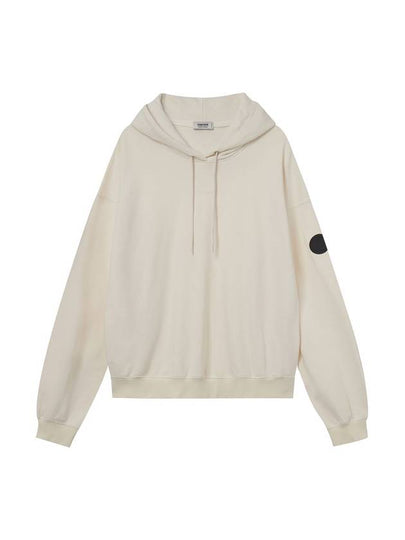 Embroidered Logo Hoodie Ivory - HARDGEAR APPAREL - BALAAN 2