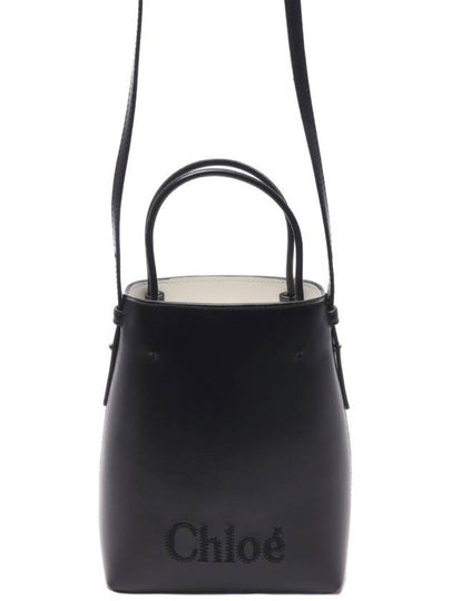 Sense Micro Calfskin Tote Bag Black - CHLOE - BALAAN 2