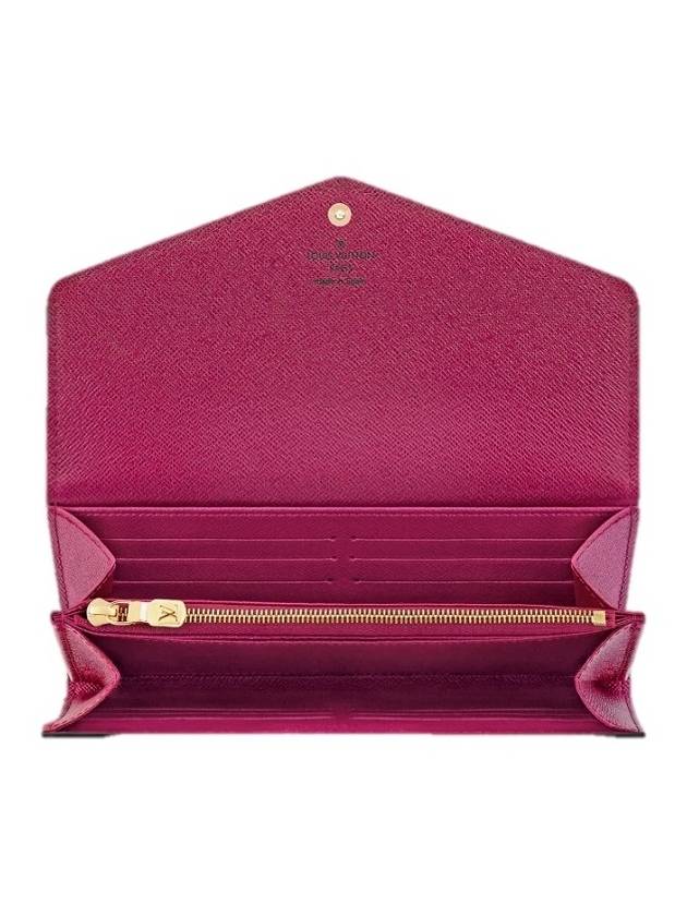 Sarah Monogram Long Wallet Fuchsia Pink - LOUIS VUITTON - BALAAN 3