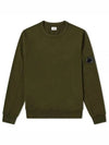 Diagonal Raised Fleece Sweatshirt Ivy Green - CP COMPANY - BALAAN 2