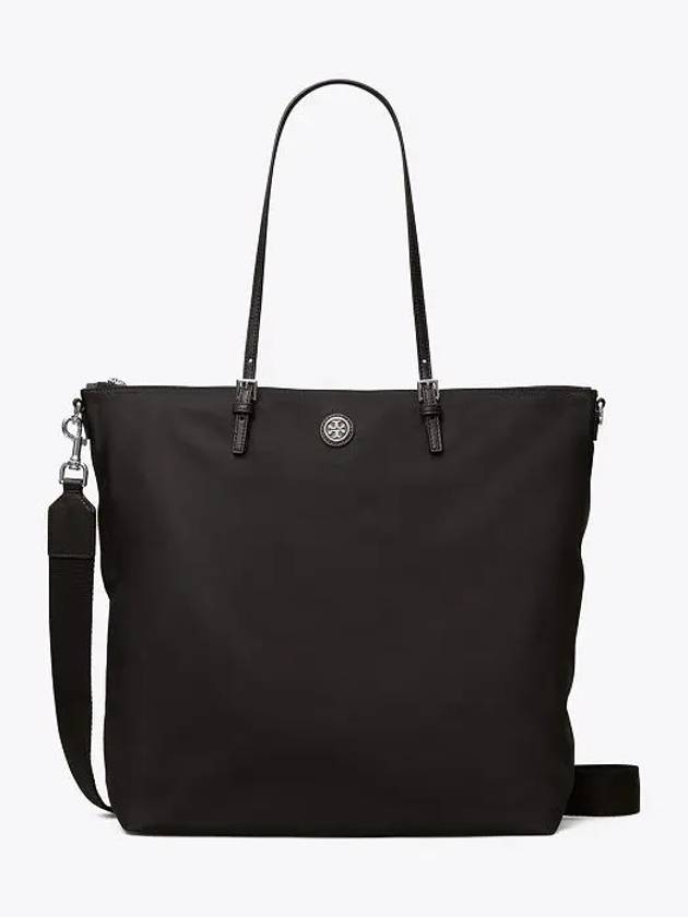 Virginia Nylon Tote Bag Black - TORY BURCH - BALAAN 3