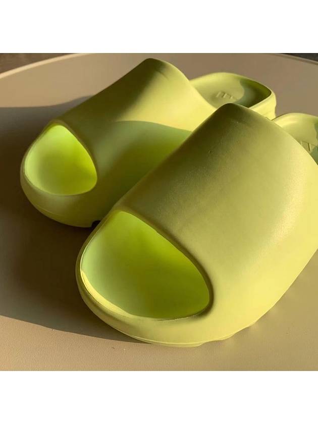 Yeezy Slide Slippers Glow Green - ADIDAS - BALAAN.