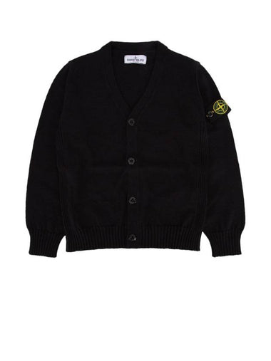 Kids Stocking Stitch Cotton-Nylon Black - STONE ISLAND - BALAAN 1