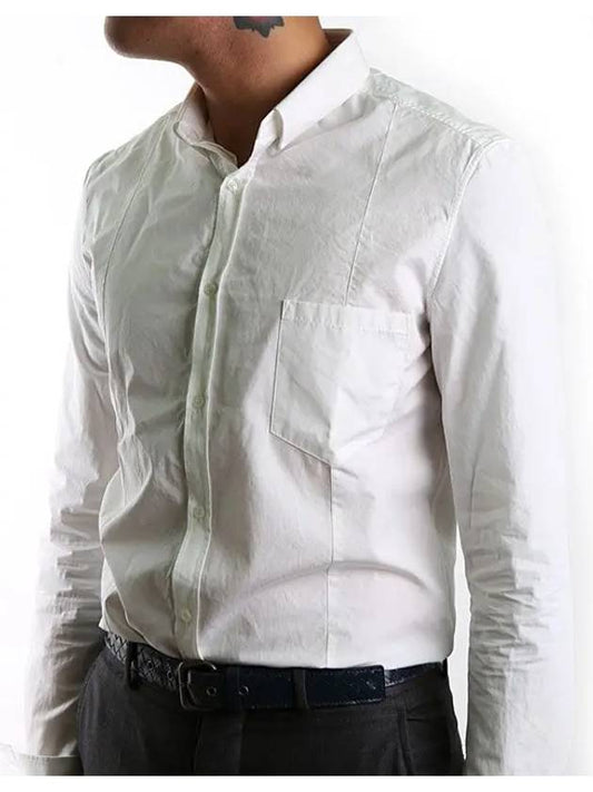 Cotton Long Sleeve Shirt White - GOLDEN GOOSE - BALAAN 2