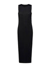 Basic long dress black - ISSEY MIYAKE - BALAAN 2