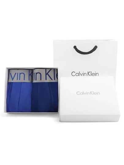 2 Piece Low Rise Men's Boxer Briefs Drawstring NB1656 - CALVIN KLEIN - BALAAN 2