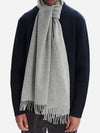 F W embroidered logo Brody muffler gray WOAFE M15171 - A.P.C. - BALAAN 2