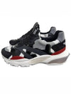 Bounce Camo Low Top Sneakers Black Grey - VALENTINO - BALAAN 3