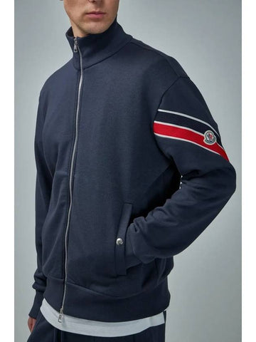 3 color trimming zip up sweatshirt 8G00001 89A8F 778 - MONCLER - BALAAN 1