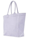 Yenky Embroidered Logo Small Tote Bag Lilac - ISABEL MARANT - BALAAN 3