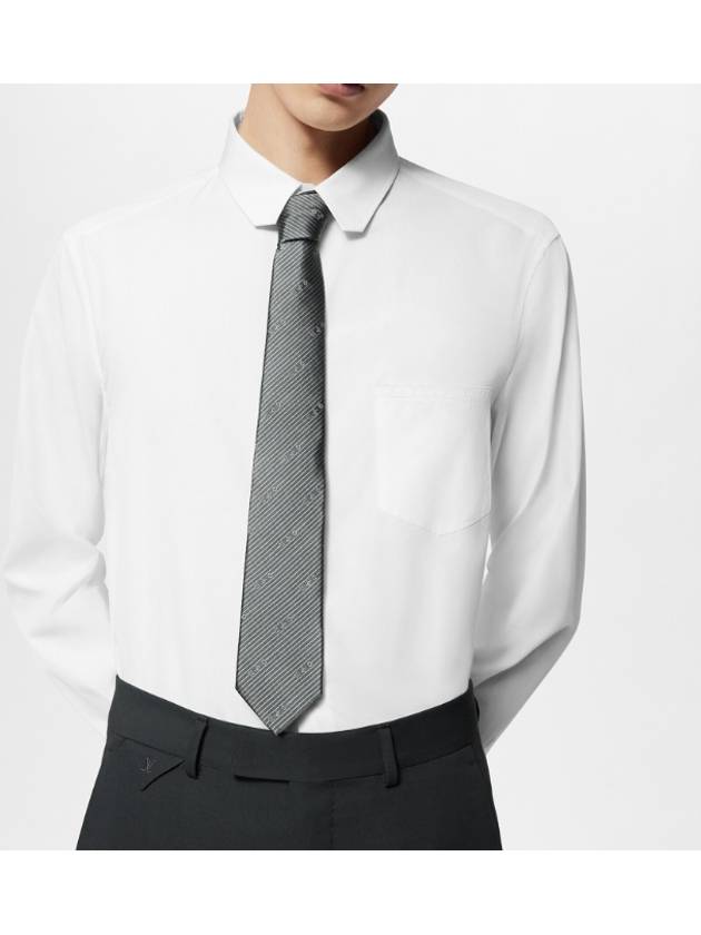 Monogram Diagonal Tie Grey - LOUIS VUITTON - BALAAN 6