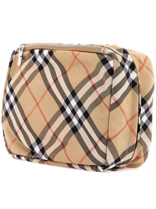 EKD Appliquéd Check Pouch Sand - BURBERRY - BALAAN 3