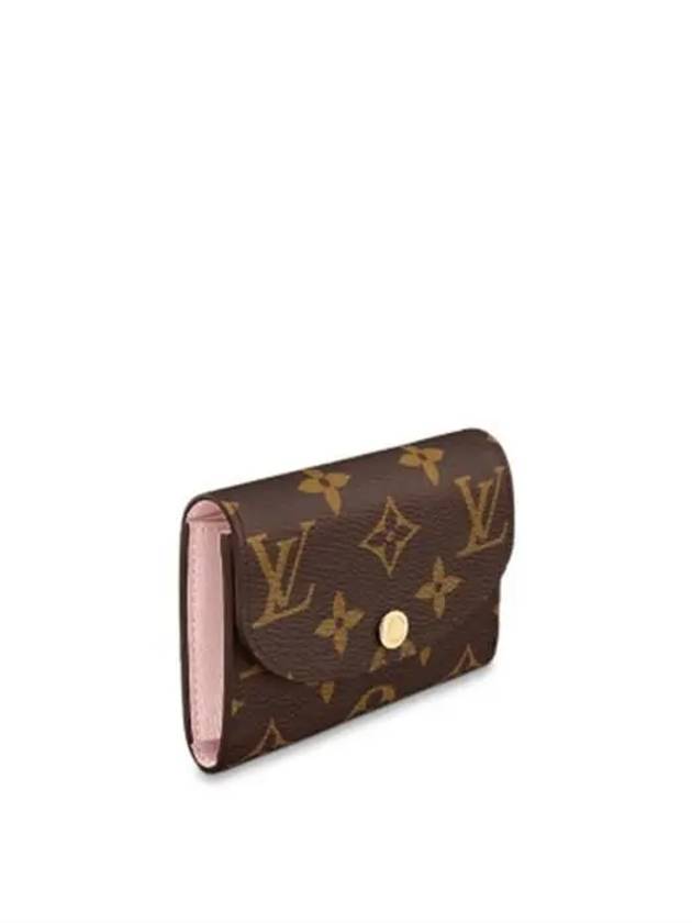 Rosalie Coin Purse Monogram Rose Ballerine - LOUIS VUITTON - BALAAN 3