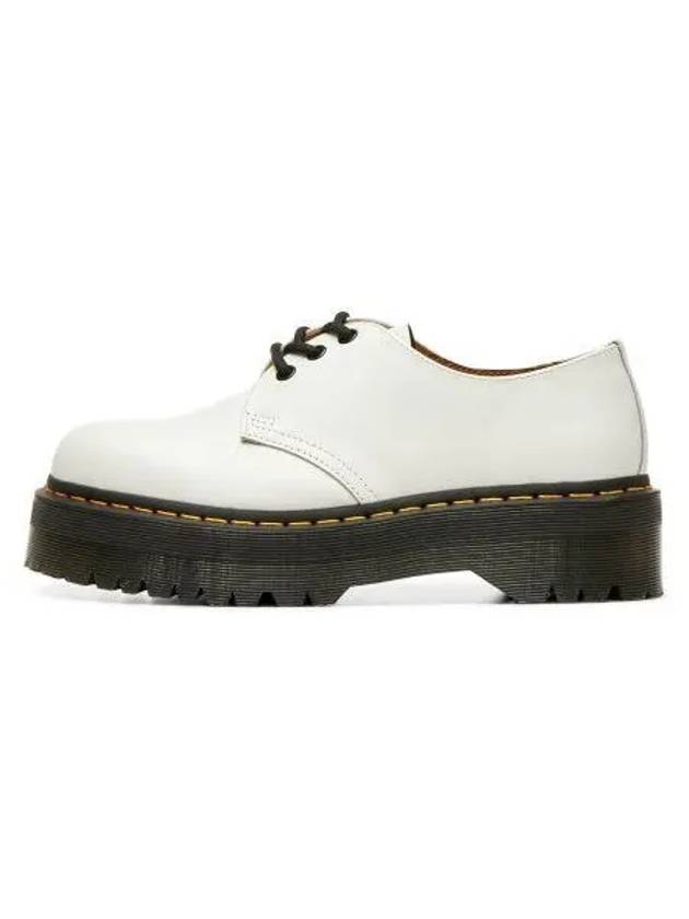 1461 Smooth Leather Platform Loafers White - DR. MARTENS - BALAAN 1