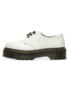 1461 Smooth Leather Platform Loafers White - DR. MARTENS - BALAAN 1