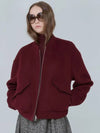 Volume Bomber Outer Wool Wine 0127 - VOYONN - BALAAN 5