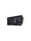 Horsebit 1955 Mini Leather Shoulder Bag Black - GUCCI - BALAAN 4