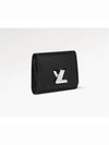 Twist Logo Epi Leather Compact Half Wallet Black - LOUIS VUITTON - BALAAN 4