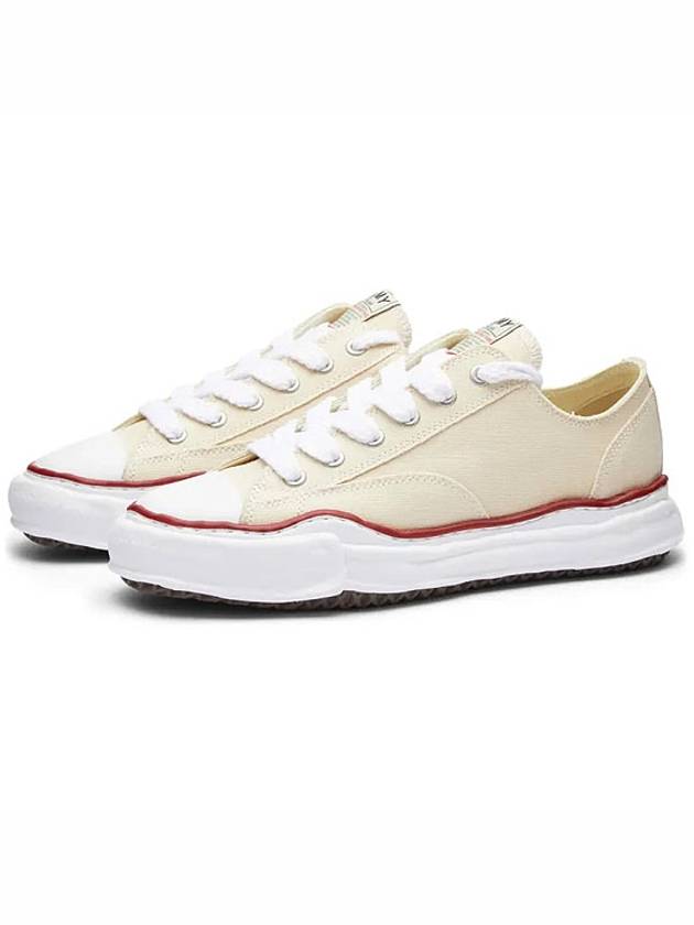 Peterson OG Sole Canvas Low Top Sneakers Natural - MAISON MIHARA YASUHIRO - BALAAN 2