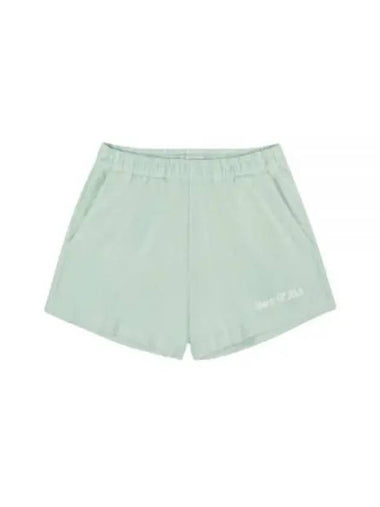 Sporty Rich SHORT JADEwhite SH862 embroidery shorts - SPORTY & RICH - BALAAN 1