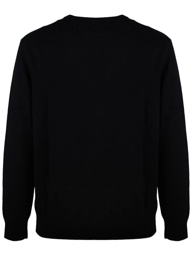 MC2 Saint Barth Heron Black Sweater With Negroni Glass - MC 2 SAINT BARTH - BALAAN 2