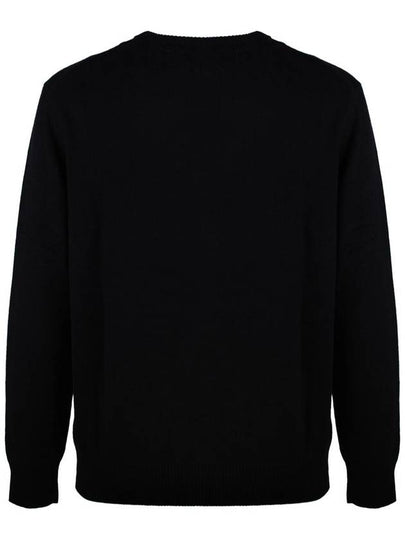 MC2 Saint Barth Heron Black Sweater With Negroni Glass - MC 2 SAINT BARTH - BALAAN 2