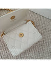 Boy wallet chain mini cross bag white gold plated - CHANEL - BALAAN 3