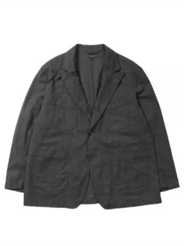 Bedford Jacket Charcoal CP Brushed Cloth 24F1D005 PS192 EU004 - ENGINEERED GARMENTS - BALAAN 1