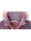 Men's Logo Patch Nylon Metal Zip-up Jacket Pink - STONE ISLAND - BALAAN 5