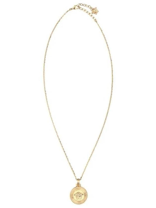 Medusa Pendant Necklace Gold - VERSACE - BALAAN 2