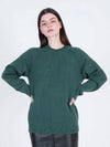 Hazy Ribbed Raglan Knit Green - CHANCE'S NOI - BALAAN 2