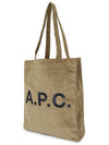 Lou Logo Vertical Tote Bag Camel - A.P.C. - BALAAN 3