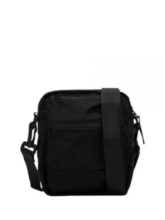 Logo Patch Cross Bag Black - STONE ISLAND - BALAAN 2