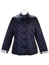 New Frankby Diamond Quilted Jacket Black - BURBERRY - BALAAN 2