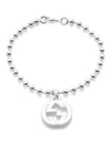 Interlocking G Pendant Bracelet YBA479226001 Silver - GUCCI - BALAAN 2